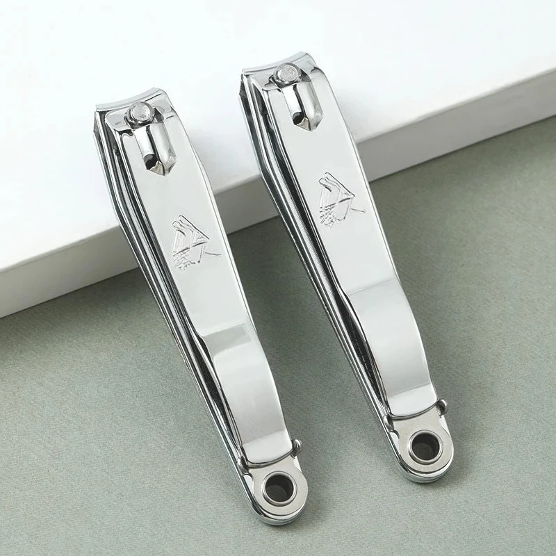 Stainless Steel Nail Cutter With Nail File Flat Clipper Fit for Big Size Fingernail Toenail Tips Cutter Trimmer Nail Care Tool image 4