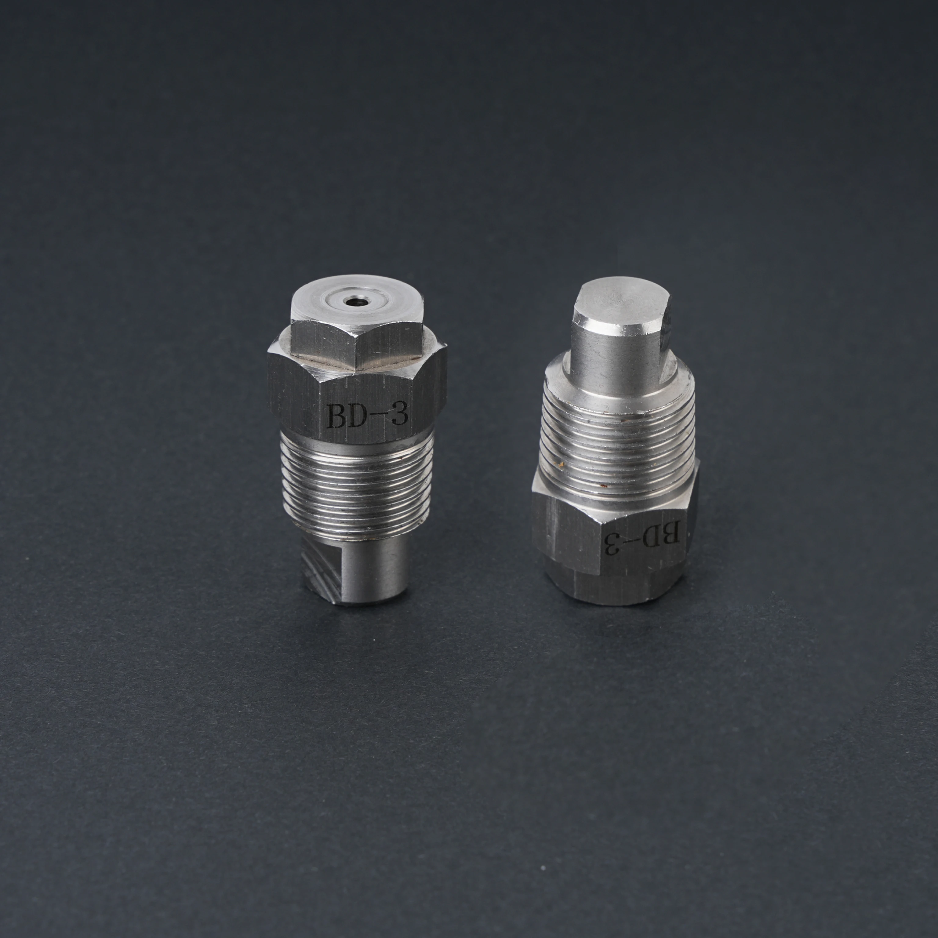BD‑3 Hollow Cone Spray Nozzle 304 SS Industrial Atomizing Nozzle For Dust Suppression Cooling Humidification Water Spraying