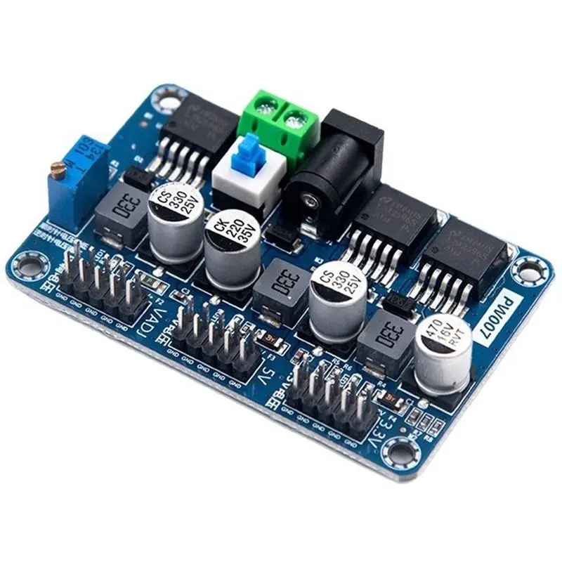 ABYN-Adjustable DC-DC Voltage Regulator Module Board DC 6-25V Input 1.25V-5V Output Power Supply Converter