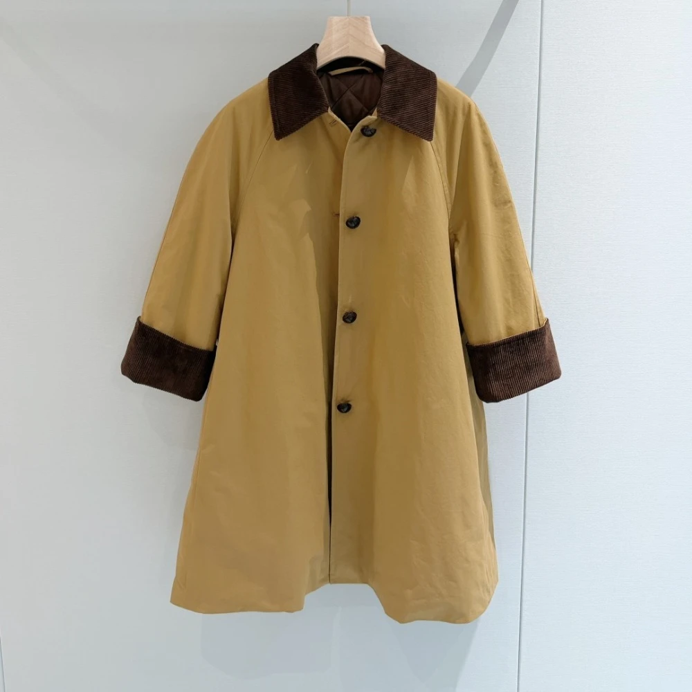 New Cotton-padded Trench Coat Women Parkas