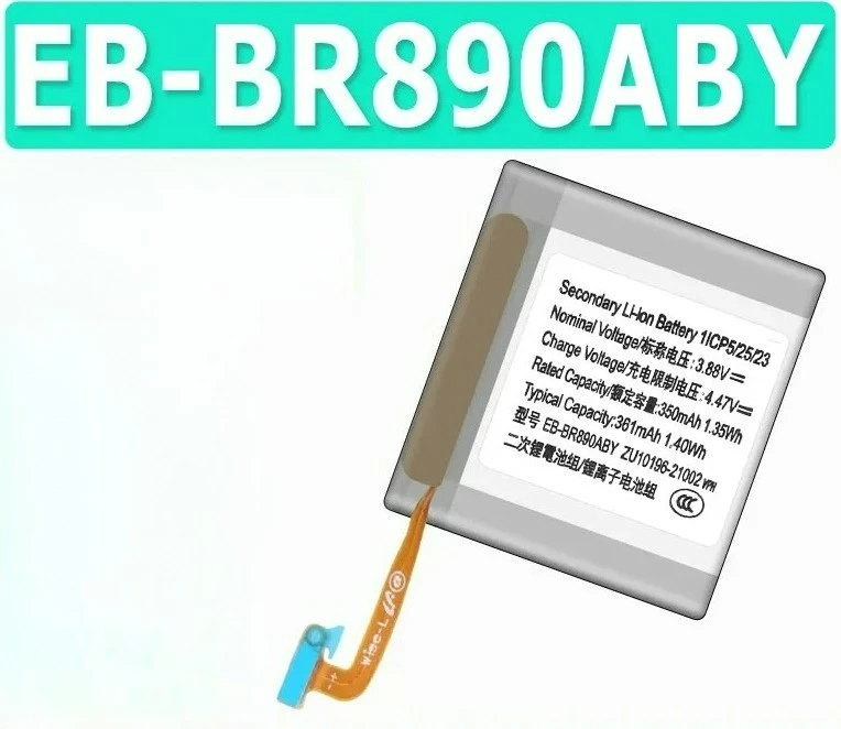 EB-BR890ABY 350mAh 3.8V for Samsung Watch 4 Classic 46MM R890 SM-R890