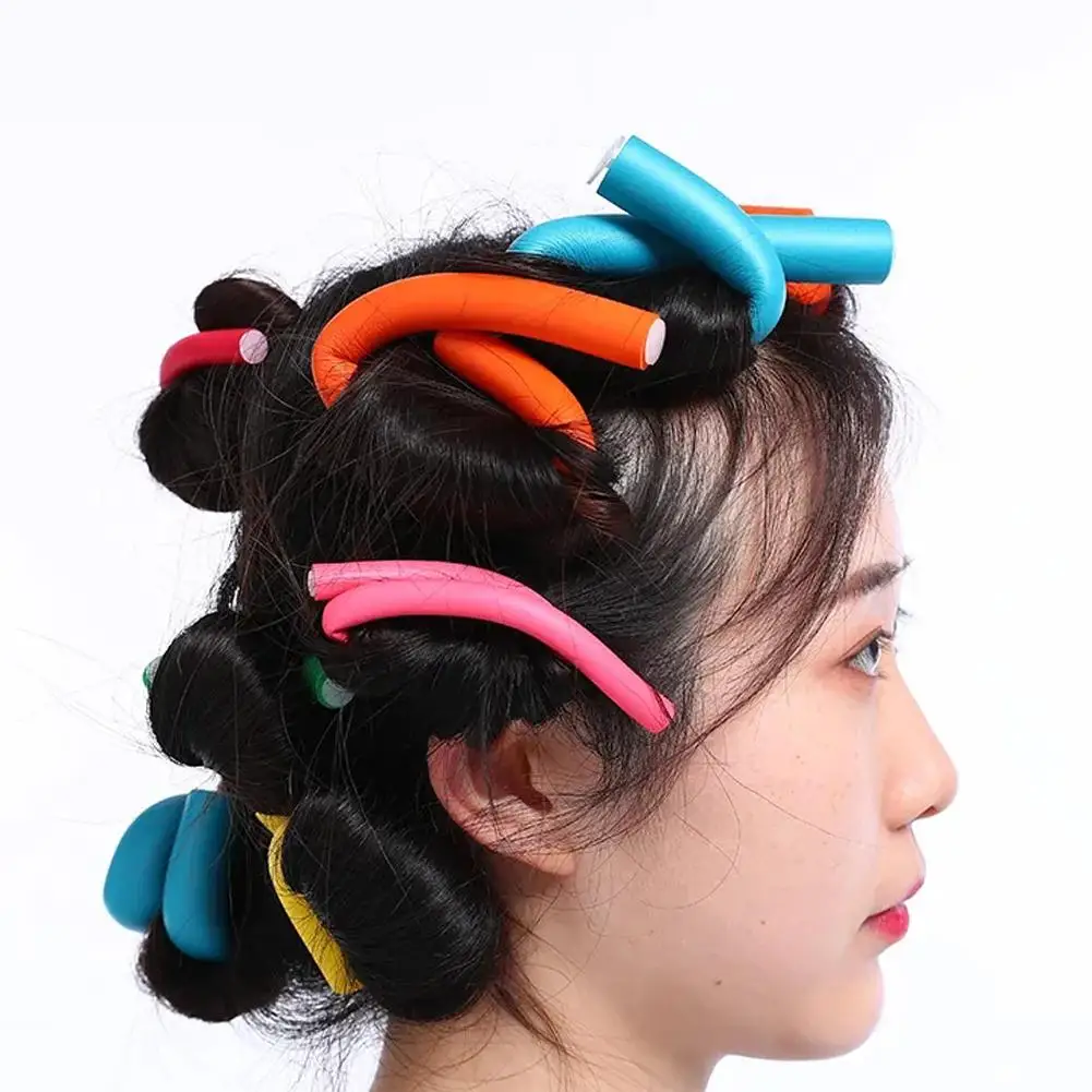 42 قطعة مجموعة قضيب تجعيد الشعر المرن صناع مموج الشعر بدون حرارة رغوة ناعمة Bendy تويست لا بكرات تجعيد الشعر الحراري أدوات تصفيف الشعر #4