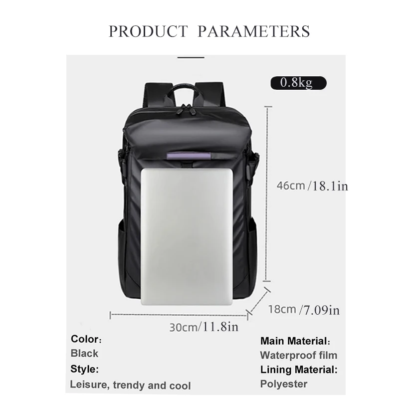 Large Capacity Leisure Travel Computer Bag Multi-Functional Men's Backpack Basketball Bag Outdoor Travel Sports Backpack