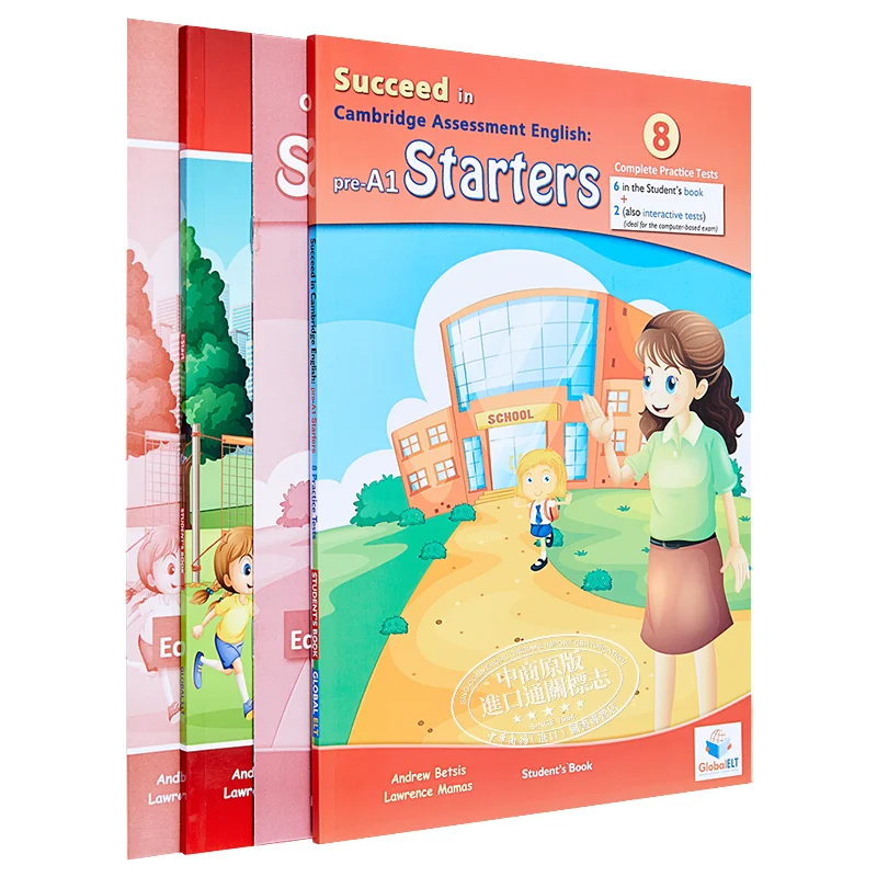 

Стартовый пакет Succeed In Starters, формат 2018, 8 книг для студентов TESTS IStart с аудио CD, ключ ответа 9781781645864
