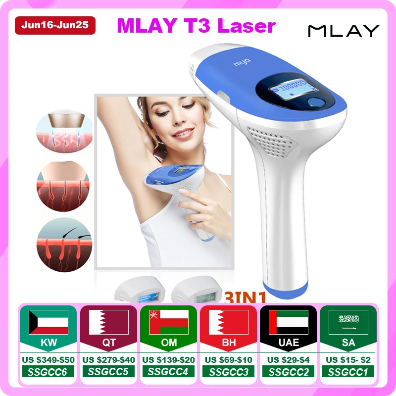 

MlayT3 IPL эпилятор для удаления волос лазерный аппарат для постоянной эпиляции лица и тела 3IN1 электрический депилятор лазер 500000 Вспышки