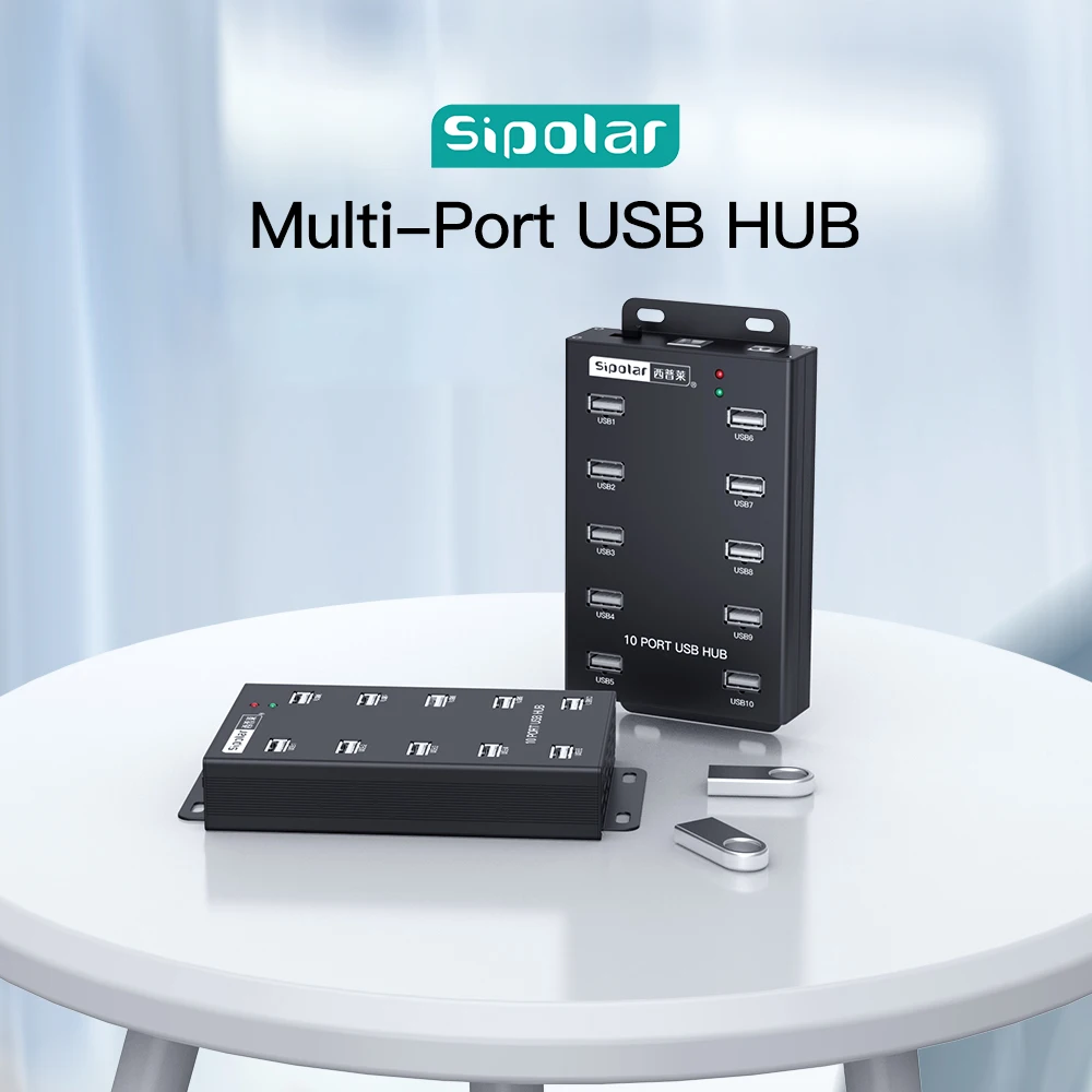 

Sipolar A-300 10 Port Usb Hub Charger Powered 60W Usb Station for Phone Accessories
