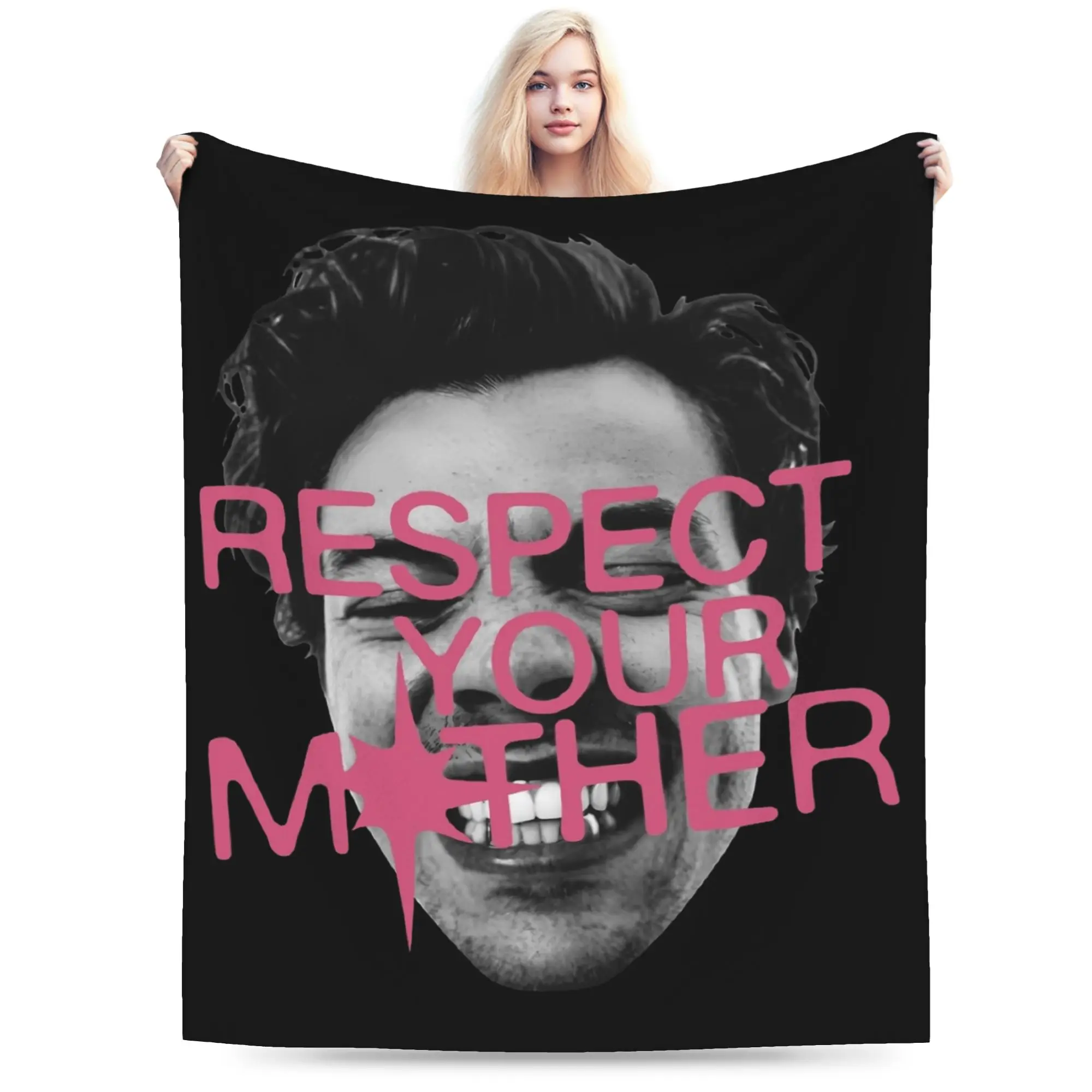 Respect Your Mother Harrys Styles Blanket Fleece All Season  Breathable Lightweight Throw Blankets for Home Bedroom Bedspreads