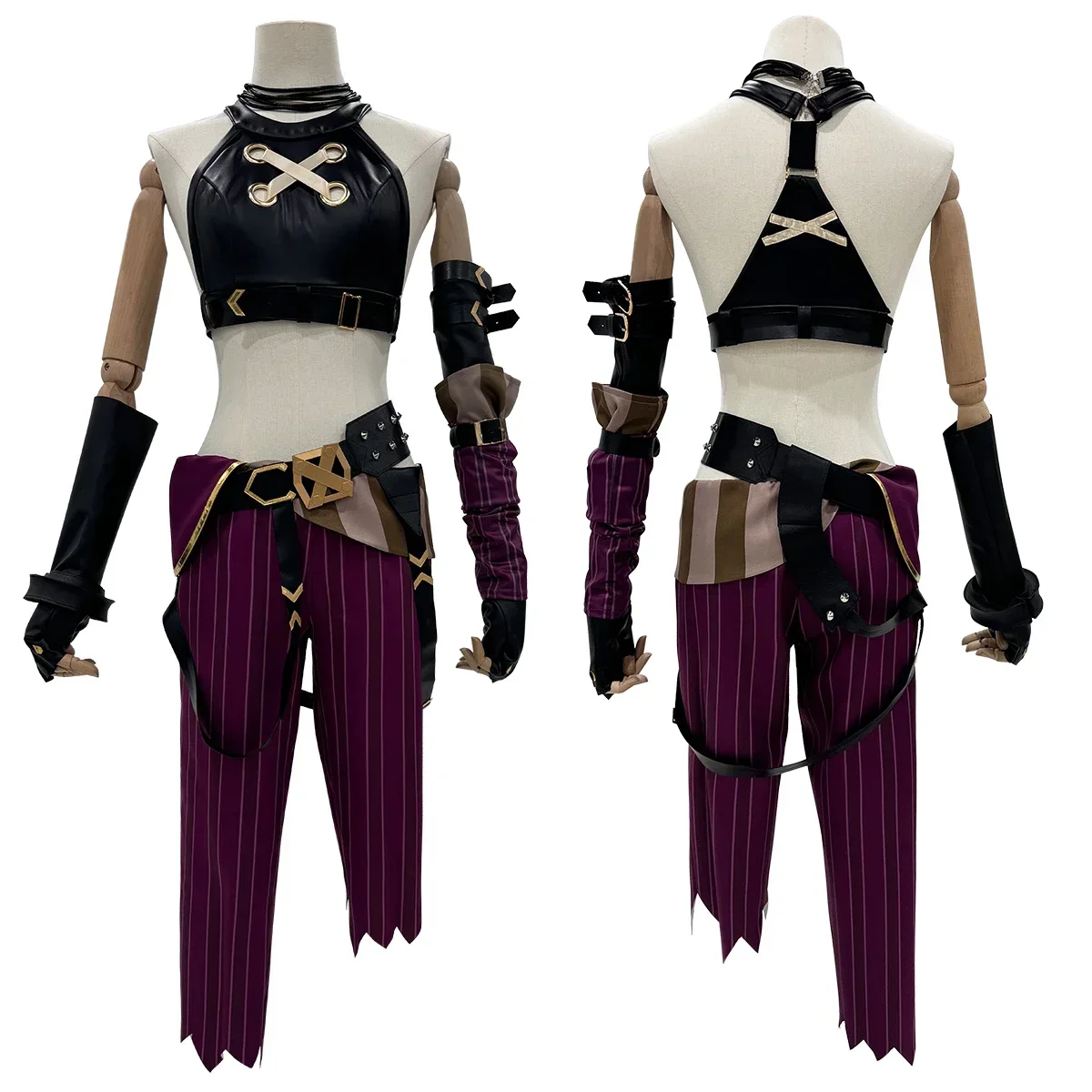 

LOL Arcane Game Jinx Cosplay Costume Wig Loli Outfit Halloween Christmas Gift Cos Convention