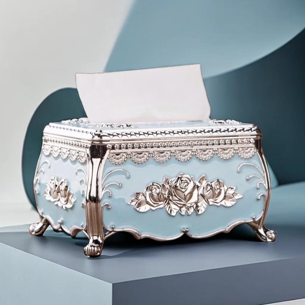 Chinese Style Tissue Box, Bedroom Bedside Table, Paper Drawing Box, Living Room, Office Desk, Beautiful Decoration Tissue Box