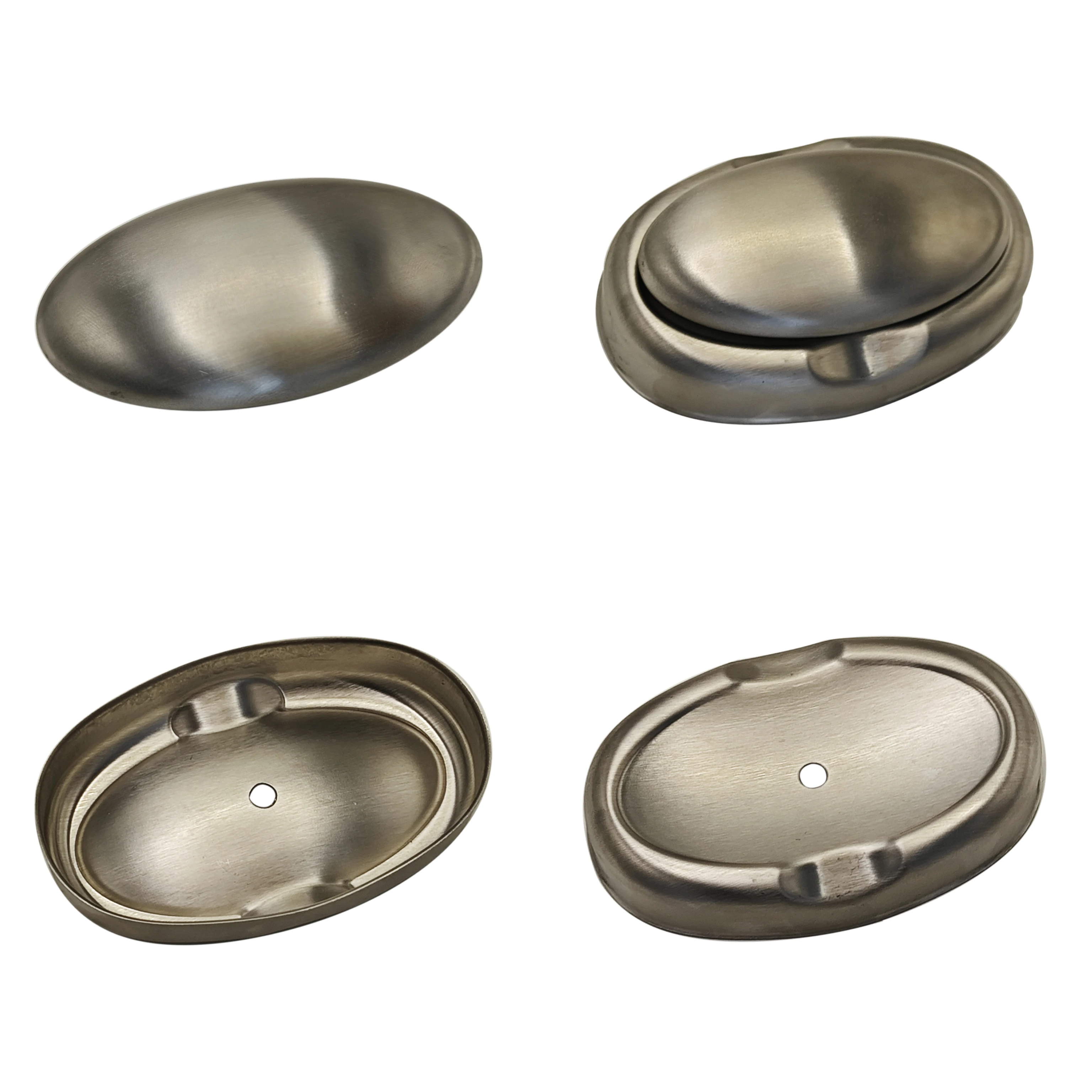Rust-Proof Kitchen Metal Odor Remove Oval Shape Stainless Steel Soap