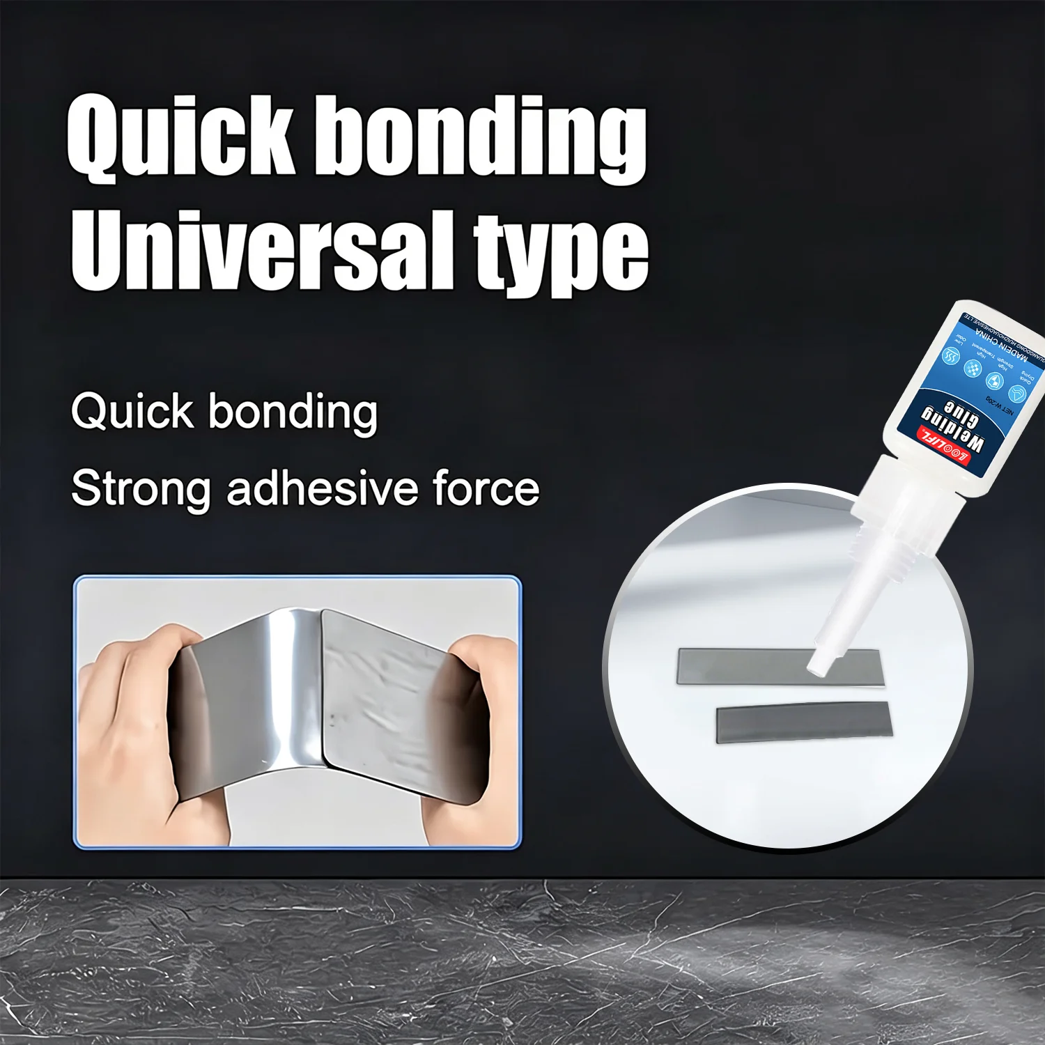 Multi Purpose High Strength Oily Welding Super Glue Strong Fast Drying Instant Adhesive Suitable Metal Glass Wood Bonding Repair - view 3