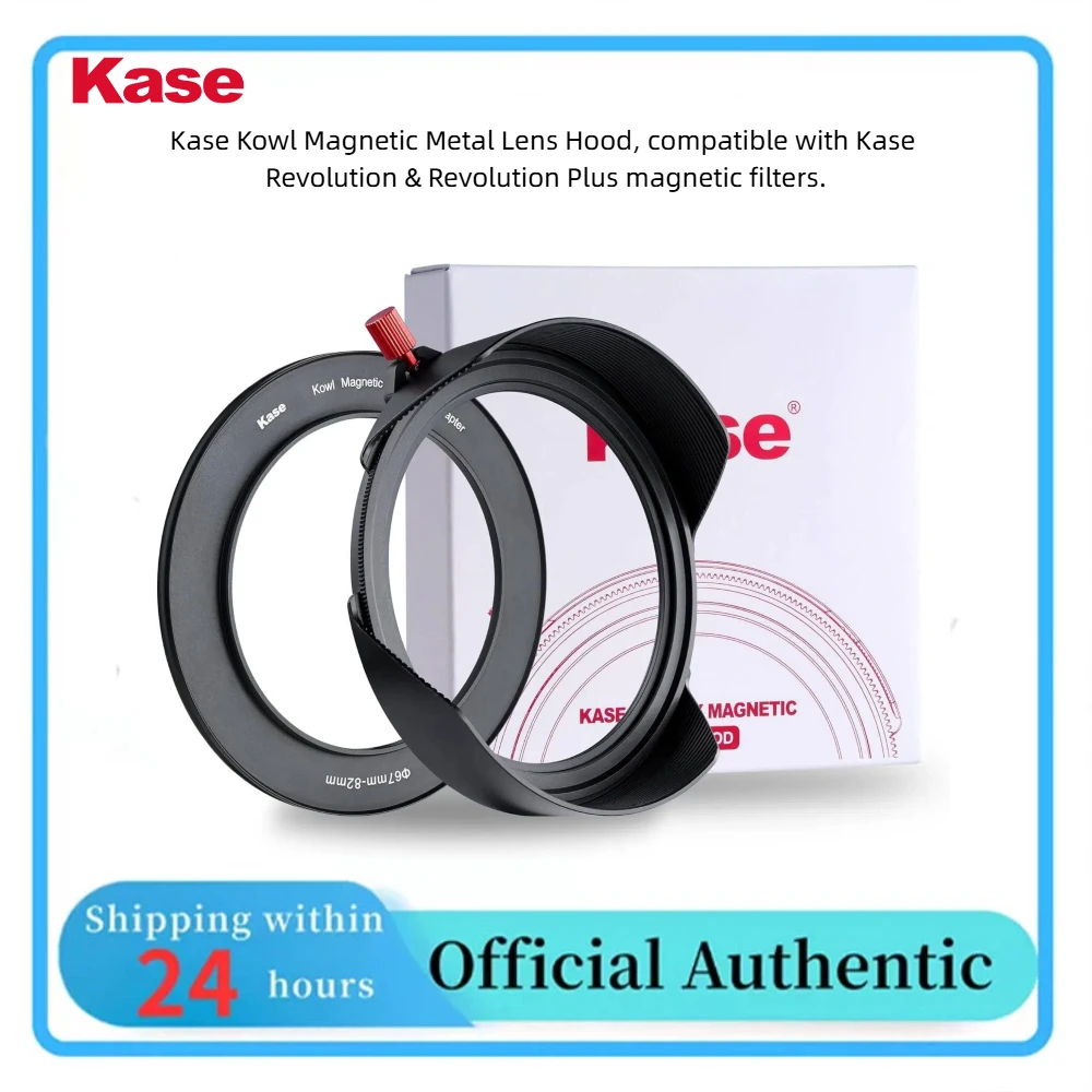 Kase Kowl Magnetic Metal Lens Hood For Revolution Series Filters Aluminum Alloy Anti-Glare Lens Shade For DSLR Mirrorless Camera