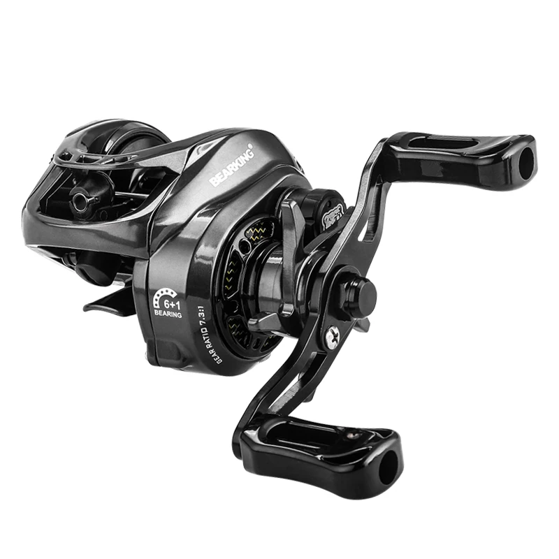 Reel Fishing Official Store Baitcasting 7.3:1 High Speed Long Shoot Prevent Line Tangling Fishing Reel Fresh Saltwater