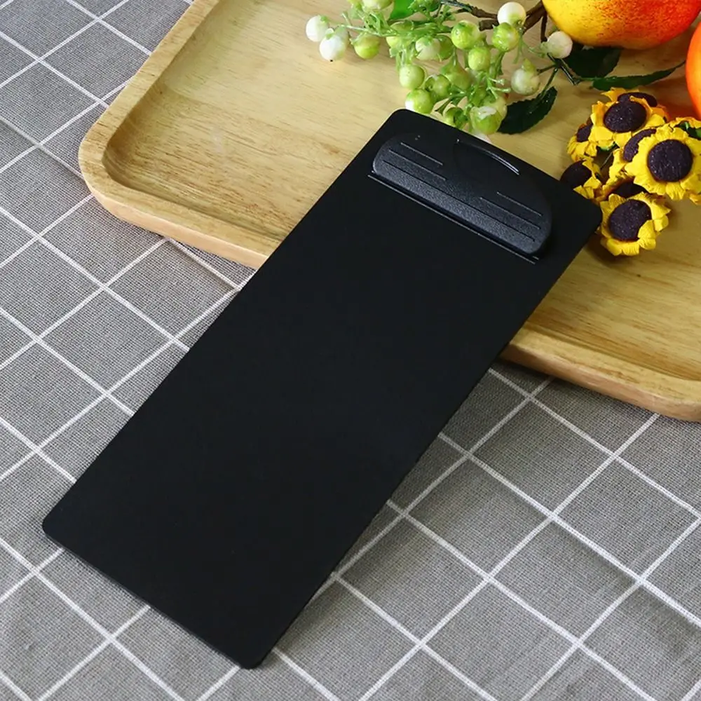 High Quality Plastic Menu Clip Multi-size Multicolor Writing Support Pad Multi-functional Bill Folder