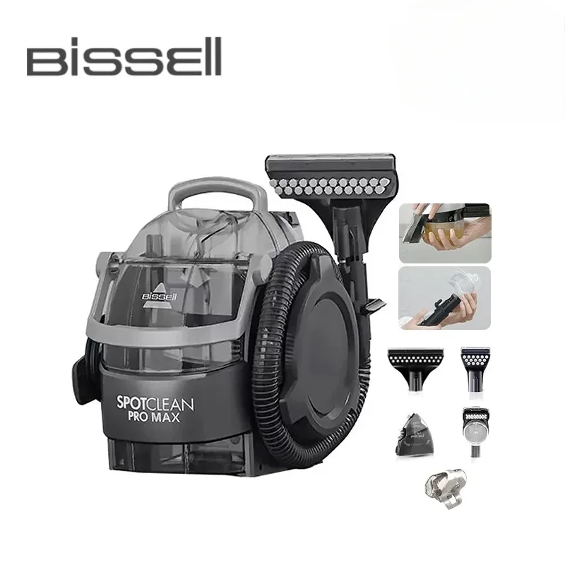НОВЫЙ BISSELL Глубокий пылесос для ткани, стиральная машина Spot Cleane Pro Silver, портативное средство для удаления клещей, диван, очиститель ковров, ванна для домашних животных