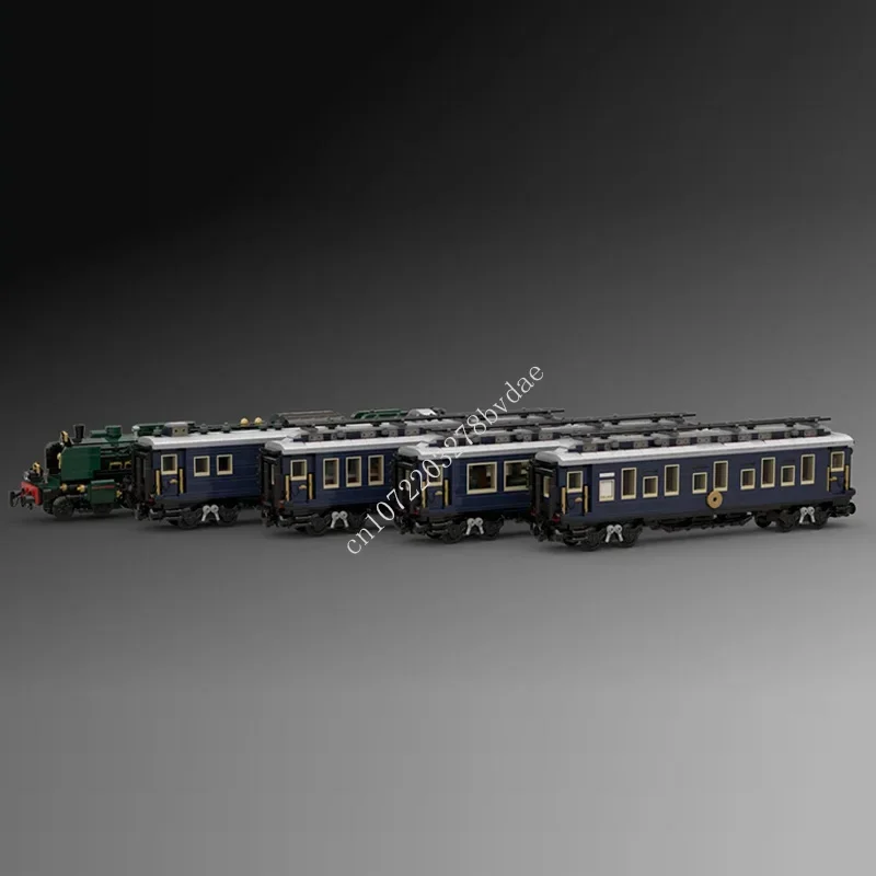 4899PCS MOC Orient Express Train Set Express locomotive Model Building Block DIY Assembly Sets Toys Gifts