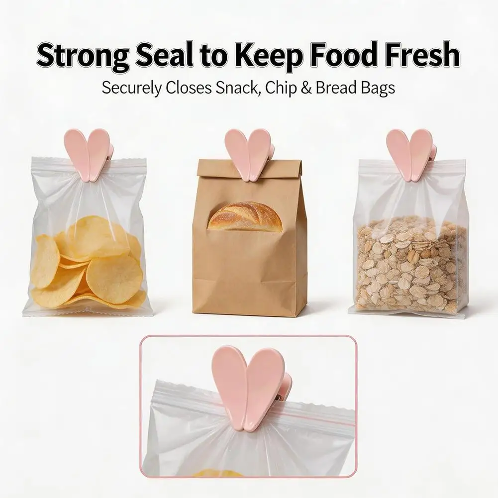 2-in-1 Magnetic Fridge Magnets Flower Type Sealing Clips for Food Storage Multifunctional Bag Clips Kitchen Accessories - view 4