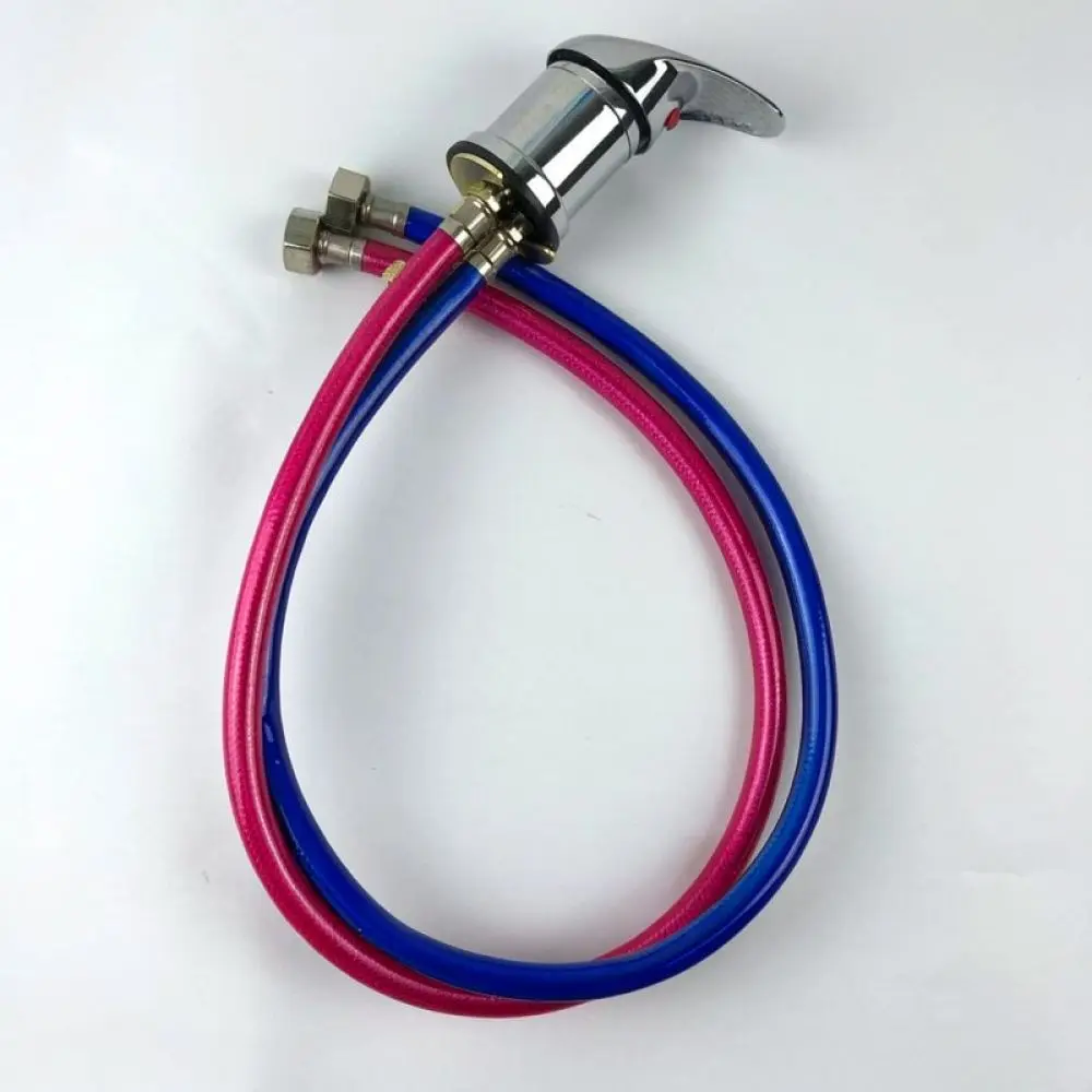 Universal Shampoo Bed Mixer Tap For Salon Barber Hair Washing Sink Hot Cold Water Faucet Replacement Durable Bathroom Hardware