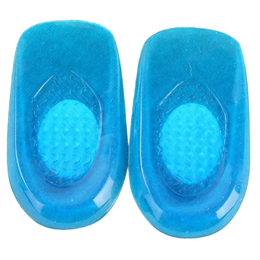 Walking Insoles for Plantar Fasciitis Shoe Inserts Heel Pain Relief Pad Elastic Shock Absorbing Blue