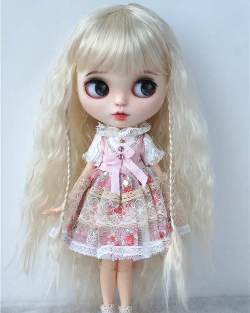 Jusuns Doll Wig  JD149 Long Sauvage Hair with Twin Mini Braids Synthetic mohair BJD Hair 1/12 1/8 1/6 1/4 1/3 Doll Accessories