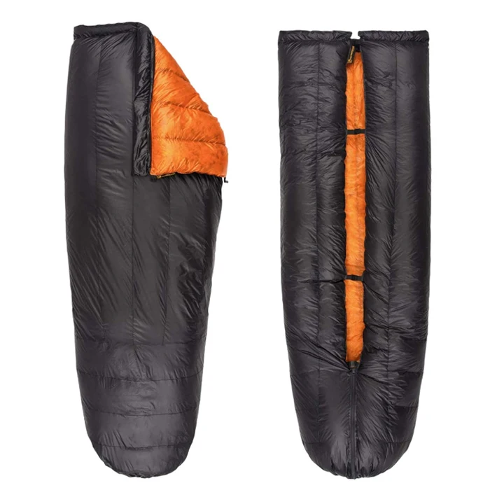 Multi-function Outdoor Camping Quilt Sleeping Bag Ultralight Down Filler Top Quilt Blanket Mat