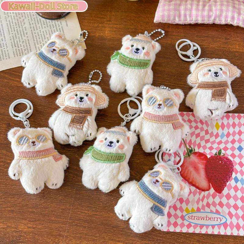 Quietschendes Plüschtier, Schlüsselanhänger, Rucksack, dekorativ, zum Aufhängen, süß, niedlich, Taschenanhänger, Charms, Auto-Schlüsselanhänger, Zubehör