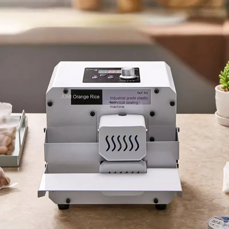 Full-Automatic Continuous Sealing Machine Aluminum Foil Plastic Bag Heat Sealing Machine Small Packaging Machine Food Sealer