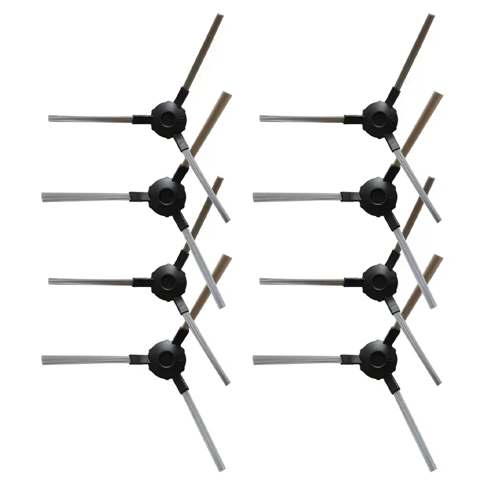 8 unidades. Cepillos laterales de nailon y plástico para aspiradora ICLEBO G5/Kitfort KT-552KT-566, alcance en esquinas y bordes