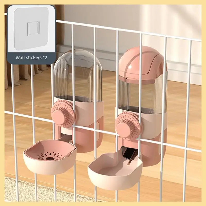 

GOOD-Hanging Automatic Food Drinker And Feeder, Suitable For Chinchillas, Guinea Pigs, Hedgehogs Small