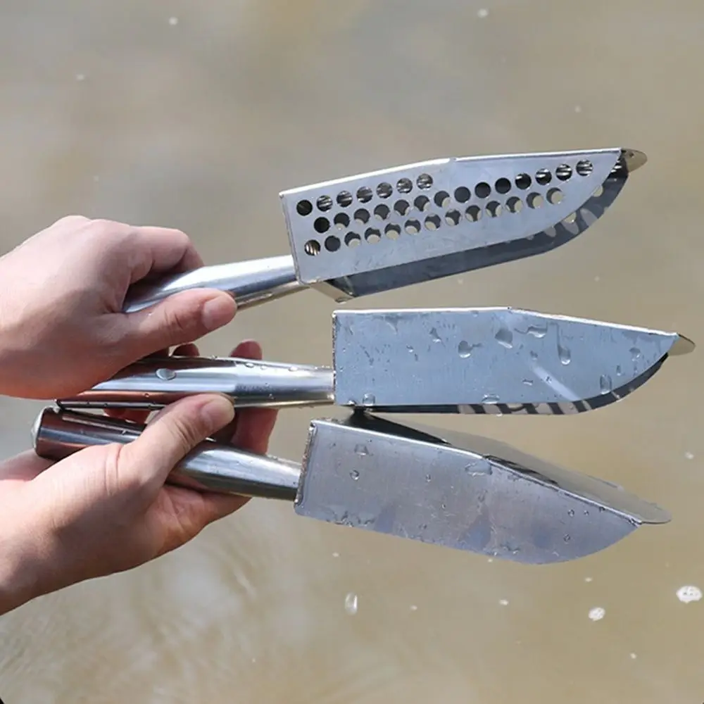 Stainless Steel Beach Mesh Sand Shovel Portable Handheld Clam Digging Shovel Multipurpose Rust-proof