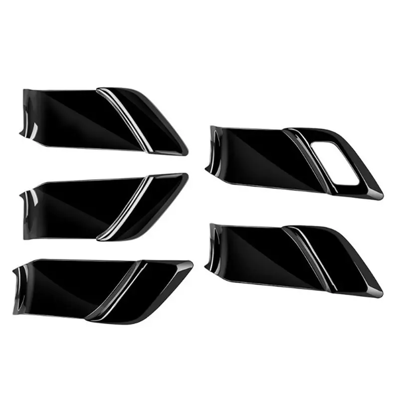 

AC54-Car Inner Inner Door Handle Cover Door Bowl Handle Trim Frame Sticker For Toyota Prius 60 Series 20-23, Bright Black