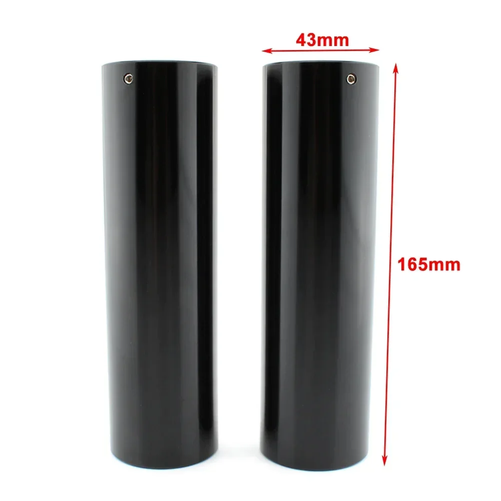 

For Harley Davidson Nightster RH975 2022-2023 2Pcs Black Motorcycle Aluminum Front Fork Cover
