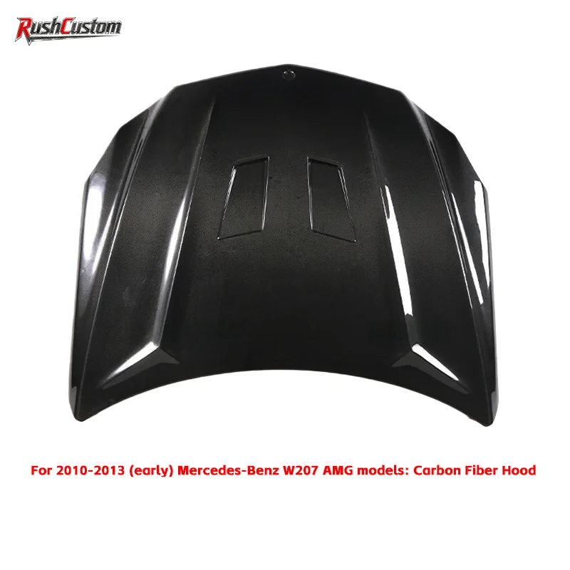 

Suitable for 2010-2013 (Early) Mercedes-Benz W207 AMG Models Carbon Fiber Hood High-Quality Automotive Hood