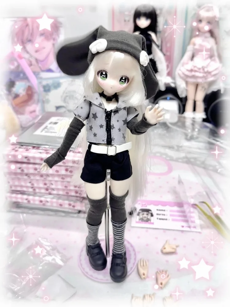 

In Stock Miralab Don'T Mess With My Bangs Series 1/6 Bjd Blind Box Doll Rubber Hair Transplantation The Latest Aluminum Version