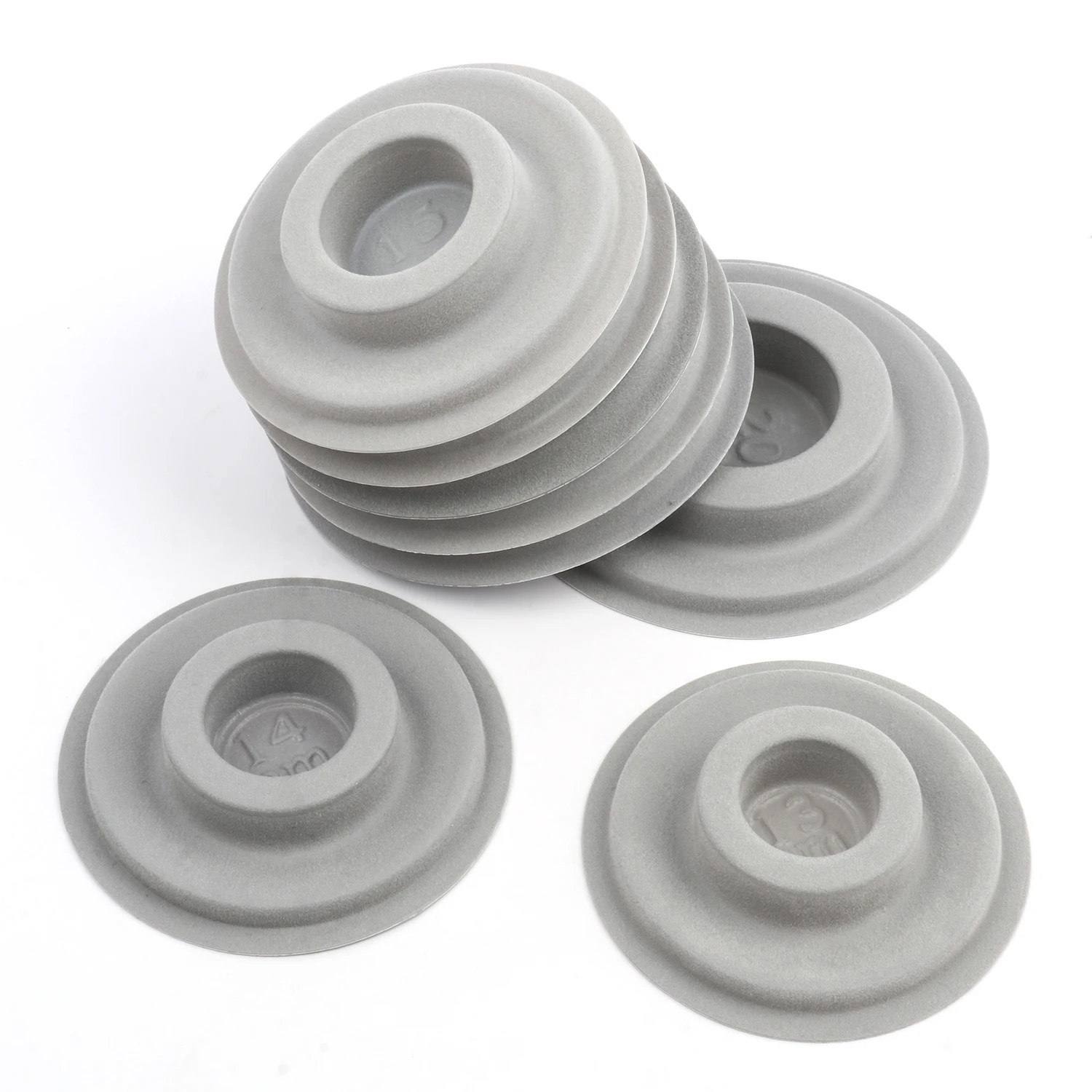 13-20cm Gray Flocked Bead Board Design Tray Measuring Tool Disc for Jewelry Making DIY Beading Organizer Accessories