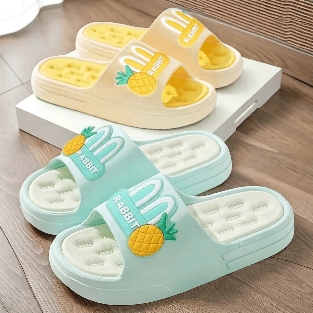 Bathroom Cool Slippers for Girls to Wear Outside Summer New Non-Slip Cute Soft Bottom Thick Bottom Casual and Wear-Resistant