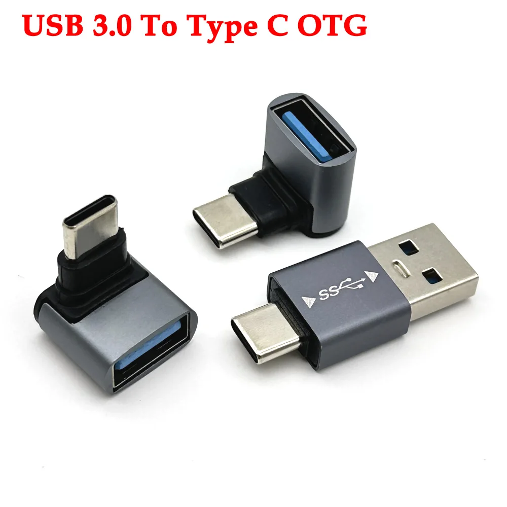 1pcs USB 3.0 Male to Type-c Male OTG Charging Data Transfer Converter Adapters For iphone 15/16 Samsung Phone Adapter Connector