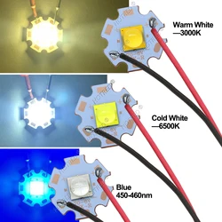 XHP70 Chip LED 20W DC3V6V12V 7070 wysokiej mocy diody koralikowe zimna biel z przewodem do DIY latarka części reflektor samochodowy rowerowe