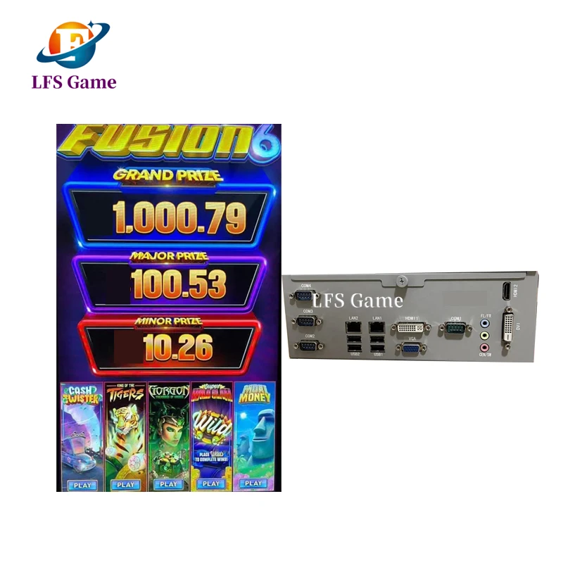 New  game fusion  5 in 1 skill game fusion 6 banilla game board pcb