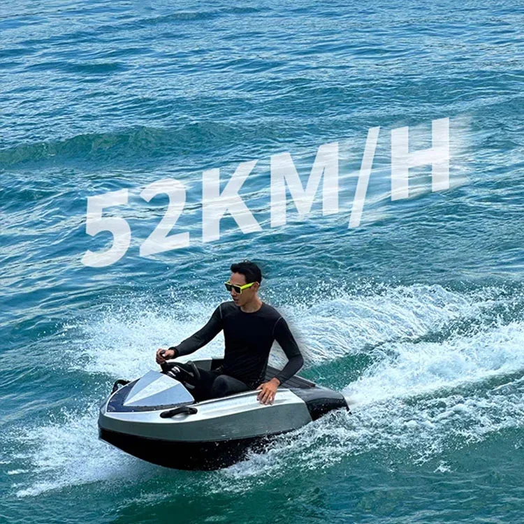 Factory Direct 200cm Personal Mini Jet Racing Kart Boat, High Performance Power Component Mass Supply For Water Park Venues