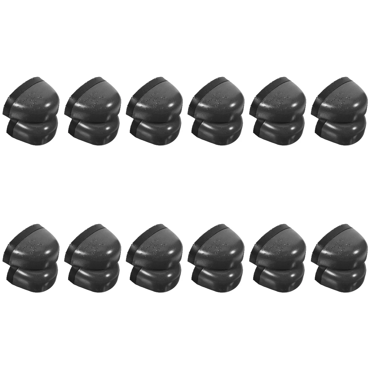 

12 Pairs Protector Labor Protection Safety Toe Cap Work Man Mens Shoes for Mannequin Covers