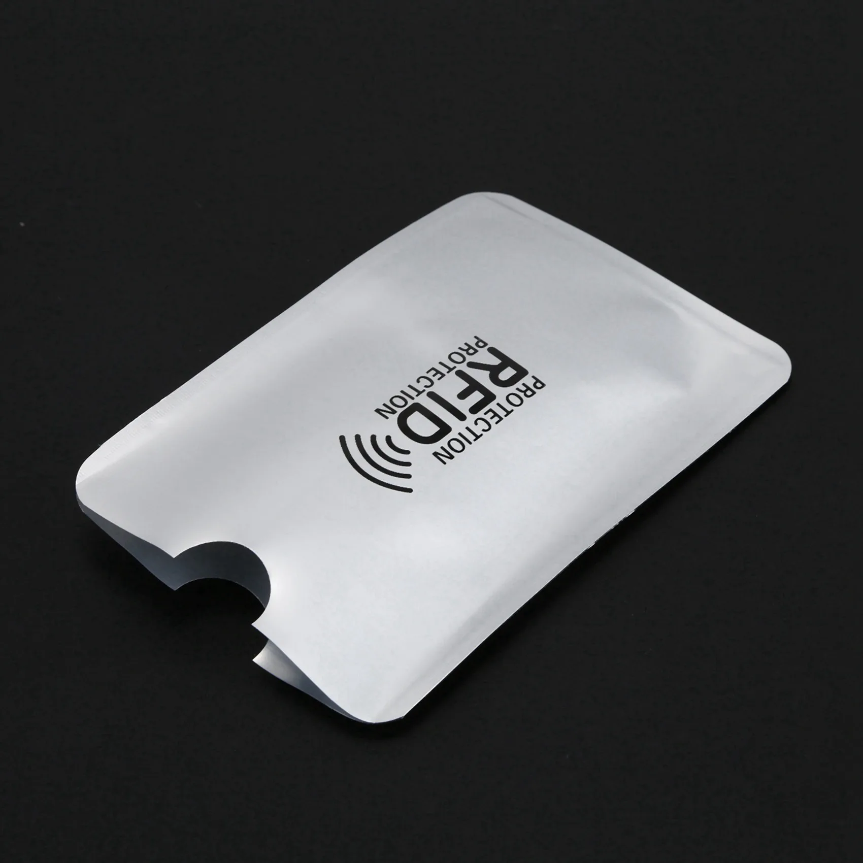 AS95-20 шт., алюминиевая фольга, защита от размагничивания, RFID-экранирующая сумка, NFC, противоугонная щетка для кредитных карт, защита для удостоверения личности