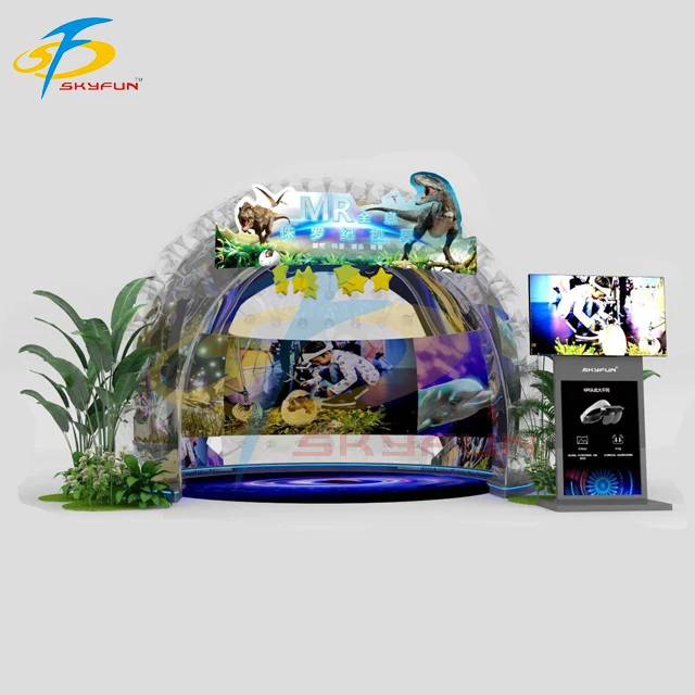 The Most Advanced MR Holographic Jurassic Product,Mixed Reality AR+VR,The Unification of Virtual&Reality