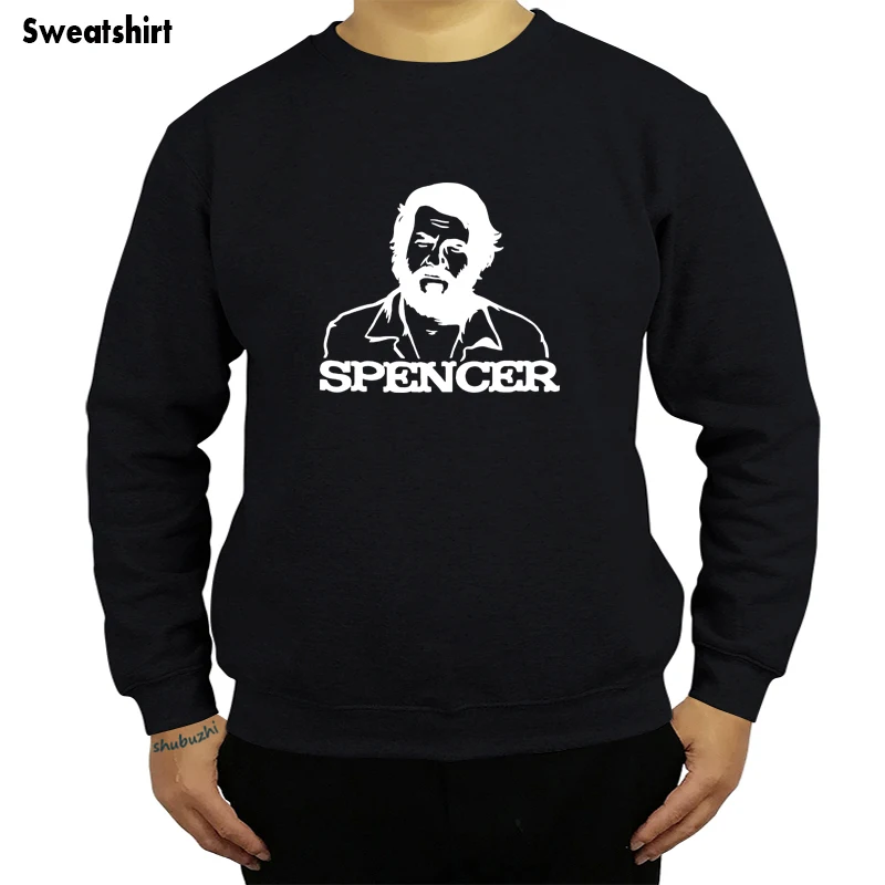 Men sweatshirt Bud Spencer Vintage Terence Hill sweatshirt Round Neck Tops Cotton autumn winter hoodie Plus Size Tops sbz8113