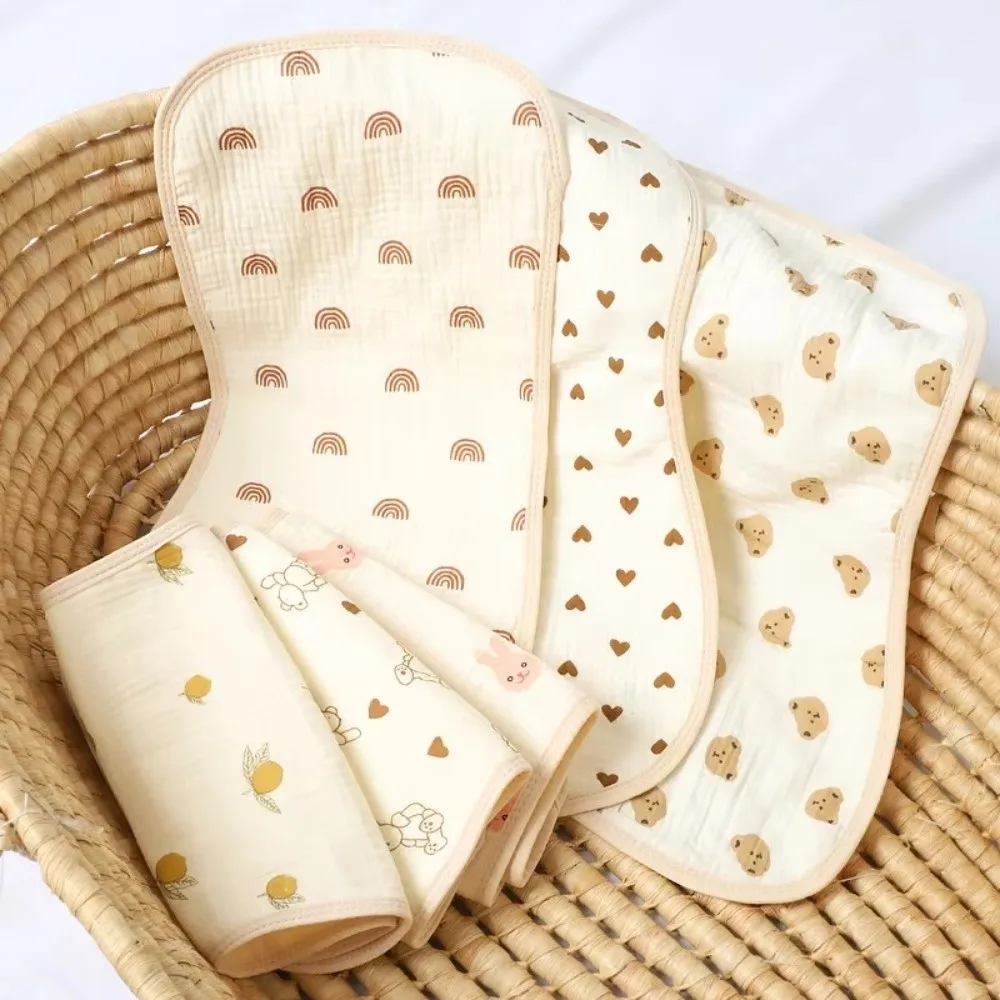 

Cute Six-layer Gauze Newborn Burp Towel Waterproof Lightweight Shoulder Pad Absorbent Spitting Towel
