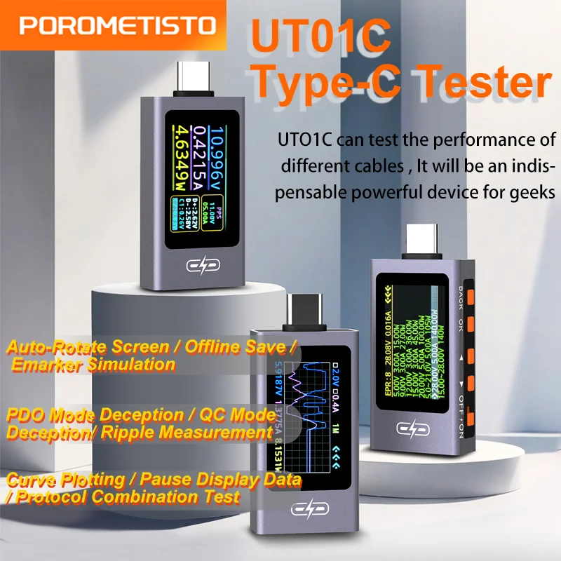 UT01C 12A Type-C Te…