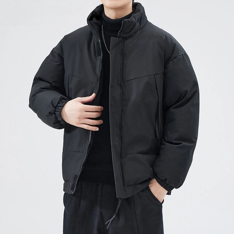 

Men's Winter Thickened Cotton Padded Jacket 2025 New Arrival Warm Parka Coat Bulk Cotton Coat Street Style