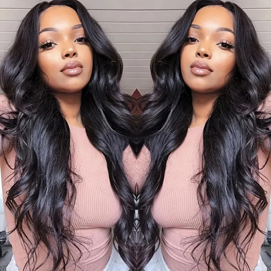 

30 40 Inch Body Wave Hair V part Wig Upgrade Human Hair Head Clip In Half Wig Brazilian Glueless Wigs For Black Women