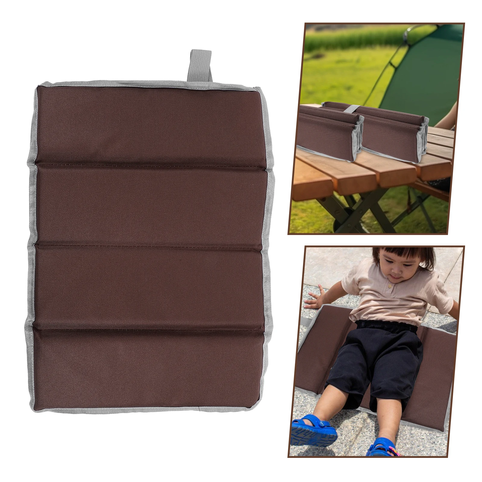 

Folding Seat Pad Lightweight Portable Outdoor Picnic Cushion Multifunctional Camp Mat Coffee 4 Fold Anti Dirt Cold Park Beach