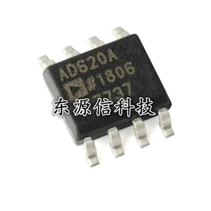 1PCS Original authentic AD620ARZ-REEL7 SOIC-8 Low drift, low power amplifier chip
